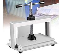 Bookbinding Press Machine - A4/A3 Manual Heavy Duty Nipping Press for Flattening Books and Paper