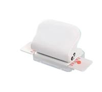 Bookbinding Supplies 6-Hole Paper Punch Handheld Metal Hole Puncher Capacity 6mm for A4 A5 B5 for Notebook Scrapbook Diary Binding Binding Machines(White)