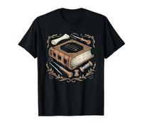 Bookbinding Traditional Old World Letterpress Craft Badge T-Shirt