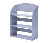 Bookcase 3 Shelves Childrens Room Storage Gray by Teamson Kids