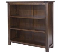 Boston Low Bookcase, Dark Brown