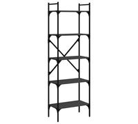 Bookcase 5-Tier Book Shelf Storage Shelf Organiser Engineered Wood vidaXL