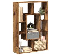 (old wood) vidaXL Bookcase Bookshelf Rack Storage Cabinet Engineered Wood