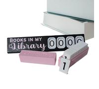 Bookcase Accessories - Elegant Bookcase Decoration - Counting Books in My Library Decoration for Home School Study Room Living Room Library Student Room Women Readers Men