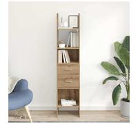 vidaXL Book Cabinet Artisan oak 40 x 35 x 180 cm Engineered wood