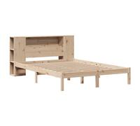 vidaXL Bookcase Bed without Mattress Bed 135x190 cm Double Solid Wood Pine