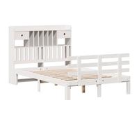 Bookcase Bed without Mattress Home Bed Frame Bed Base Solid Wood Pine vidaXL