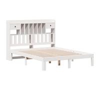 Bookcase Bed without Mattress Home Bed Frame Bed Base Solid Wood Pine vidaXL
