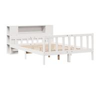 Bookcase Bed without Mattress Home Bed Frame Bed Base Solid Wood Pine vidaXL