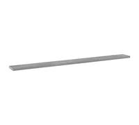 Bookcase Boards Pack of 4 Concrete Grey 100 x 10 x 1.5 cm Wood Material Shelf Wall Shelf Storage Space Living Room Office Tidy Space Saving Modern