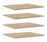 Bookcase Boards Pack of 8 Sonoma Oak 60 x 50 x 1.5 cm Wood Material Shelf Wall Shelf Storage Space Tidy Living Room Office