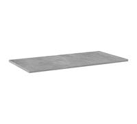 Bookcase Boards Set of 4 Concrete Grey Wood Material 80 x 40 x 1.5 cm for Wall Shelf, Storage Space and Order in the Living Room, Office, Space-Saving and Modern for Shelving and Shelving System