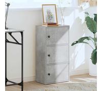Bookcase Bookshelf Cabinet Storage Shelf Book Stand Engineered Wood vidaXL