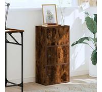 Bookcase Bookshelf Cabinet Storage Shelf Book Stand Engineered Wood vidaXL