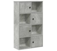 vidaXL Bookcase Grey Sonoma 60x24x101.5 cm Engineered Wood bookshelf book case