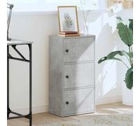 Bookcase Bookshelf Cabinet Storage Shelf Book Stand Engineered Wood vidaXL