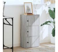 Bookcase Bookshelf Cabinet Storage Shelf Book Stand Engineered Wood vidaXL