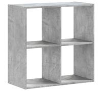 vidaXL Bookcase Smoked Oak 102x32x102 cm Engineered Wood