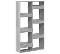 Bookcase Bookshelf Rack Storage Cabinet Grey Sonoma Engineered Wood vidaXL