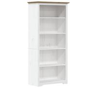 Bookcase Bookshelf Sideboard File Cabinet Rack Solid Wood Pine 5-Tier vidaXL