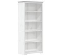 Bookcase Bookshelf Sideboard File Cabinet Rack Solid Wood Pine 5-Tier vidaXL