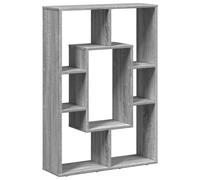 vidaXL Book Cabinet Black Oak 63 x 20 x 90 cm Engineered Wood