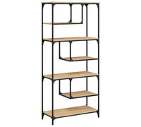 Bookcase Bookshelf Storage Cabinet Display Organiser Engineered Wood vidaXL