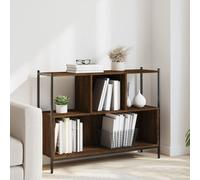 Bookcase Bookshelf Storage Cabinet Shelving Unit Rack Engineered Wood vidaXL