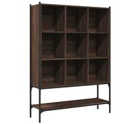 (brown oak) vidaXL Bookcase Bookshelf Storage Rack Highboard Book Rack Engineered Wood