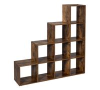 Bookcase Display Staircase Shelf 10Cube Storage Unit Free Standing Shelf LBC10BX