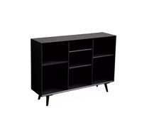 Bookcase Floor-Standing Bookshelf Display Cabinet Storage Rack Multi-functional Simple Modern Walnut Design for Living Room and Home