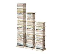 Bookcase Invisible Bookshelf, Floor Shelf, Simple Corner Iron Art Vertical Bookcase, Household Book Storage Shelf Against the Wall Bookshelf(1070mm) Aqiong