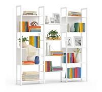 Bookcase Living room shelving unit Industrial style 14 shelves