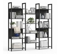Bookcase Living room shelving unit Industrial style 14 shelves