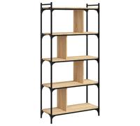 Bookcase Office 6-Tier Book Shelf Rack Storage Cabinet Engineered Wood vidaXL