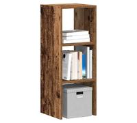 Bookcase Old Wood 30x30x80 cm Engineered Wood Stackable Shelving Unit for Living