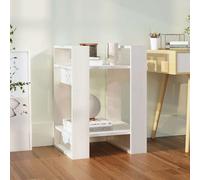 Bookcase Solid Pine Room Divider Storage Shelf Display Cabinet Wooden Unit grey