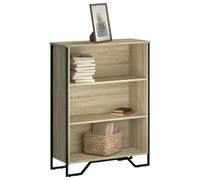 Vidaxl Bookcase Sonoma Oak 80X31X106 Cm Engineered Wood