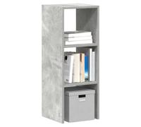 (concrete grey, 1 pcs) vidaXL Bookcases Stackable Bookshelf Storage Shelf Book Stand Engineered Wood