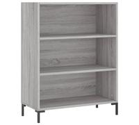 (concrete grey) vidaXL Bookcase Display Cabinet Sideboard Bookshelf Brown Oak Engineered Wood