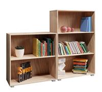 Bookcase Vela Oak Set 2+3 Tiers