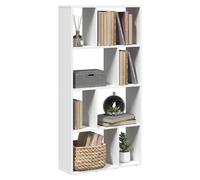(white, 60 x 20 x 120 cm) vidaXL Bookcase Bookshelf Storage Cabinet Book Stand Book Rack Engineered Wood