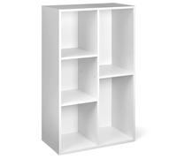 Bookcase with 5 Compartments Office Shelf Bookshelf Living Room Bedroom Cube