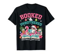 Booked and Unbothered Aussie Dog Christmas in August Reader T-Shirt