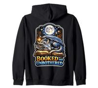 Booked and Unbothered Fantasy Reader Zip Hoodie