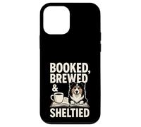 Booked Brewed & Sheltied Cozy Sheltie Shetland Sheepdog Case for iPhone 12 mini