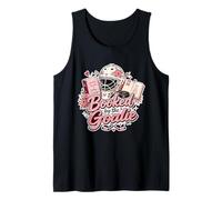 Booked by the Goalie Hockey Romance Reader Aesthetic Tank Top