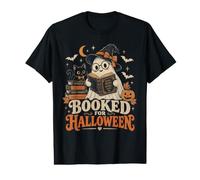 Booked for Halloween Spooky Book Lovers Readers Value Graphic T-Shirt