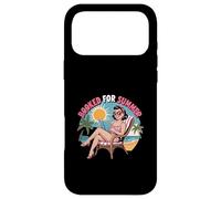 Booked For Summer Pinup Girl Reading On Beach Design Case for iPhone 17 Pro Max