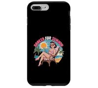 Booked For Summer Pinup Girl Reading On Beach Design Case for iPhone 7 Plus/8 Plus